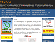 Tablet Screenshot of cctvdepok.com